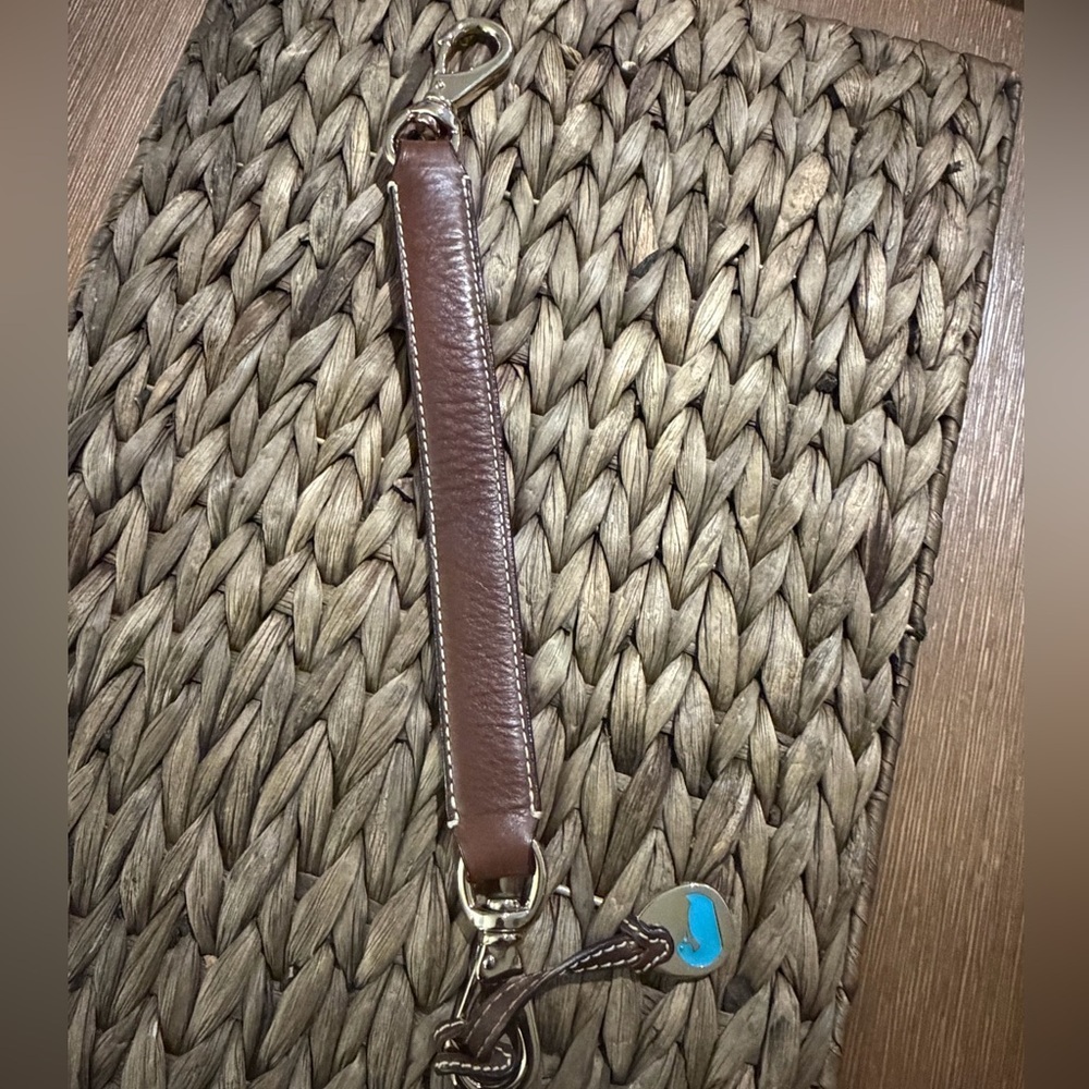 Dooney & Bourke Gold and Brown Replacement Strap and Hang Tag Swivel Hook
